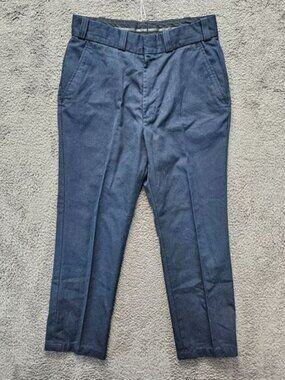 Lion‎ Pants Men Size 33R Black Straight Leg Flat Front